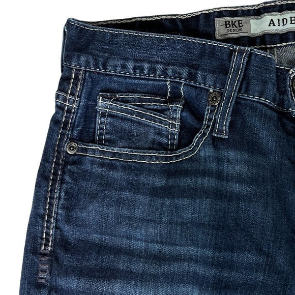 BKE BUCKLE Aiden Slim Fit Stretch Jeans Dark Wash Men's Size 30 x 31 - Picture 6 of 16